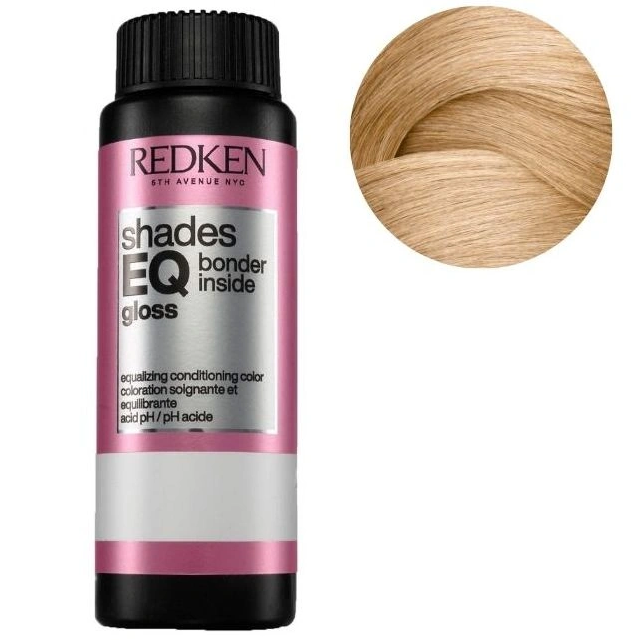 Краска-блеск без аммиака для тонирования и ухода - Redken Shades Eq Gloss Bonder Inside 09NW - Очень светлый блондин натуральный теплый 